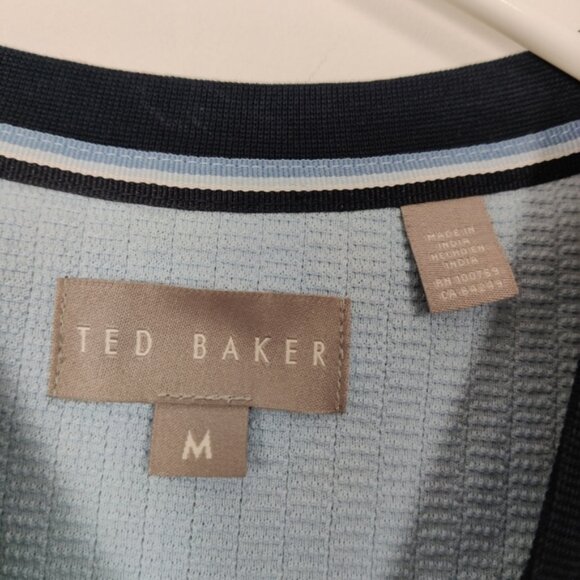 Ted Baker Men's T-shirt in Blue Nautical Old Money Wardrobe Essentials - Picture 3 of 10